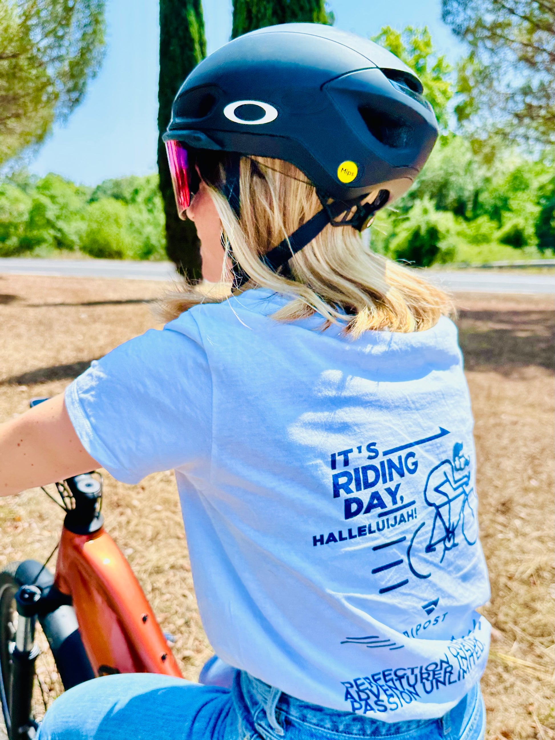 T-shirt unisexe - RIPOST - It's riding day - PURPLE