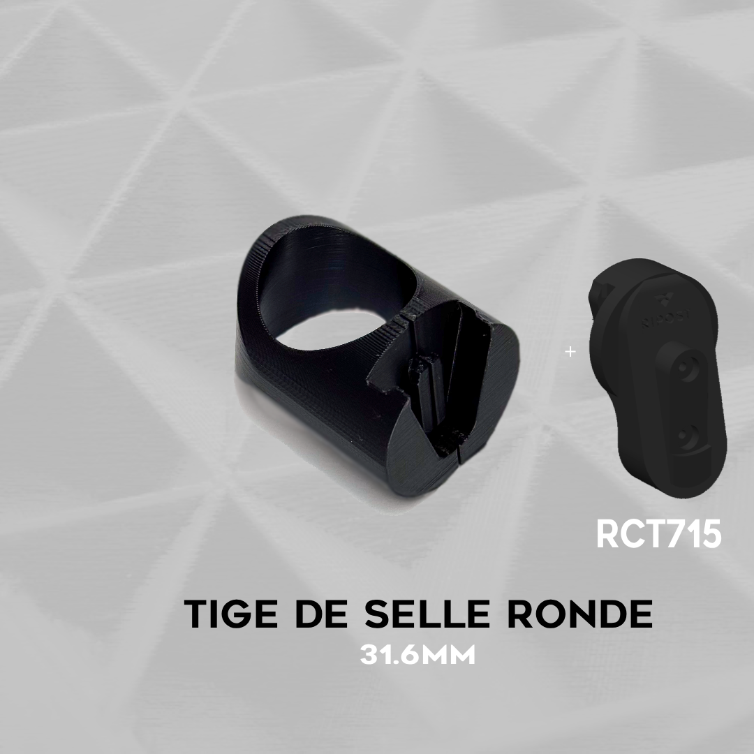 ADAPT - Tige de selle ronde 31,6mm - Support de Feu & Radar