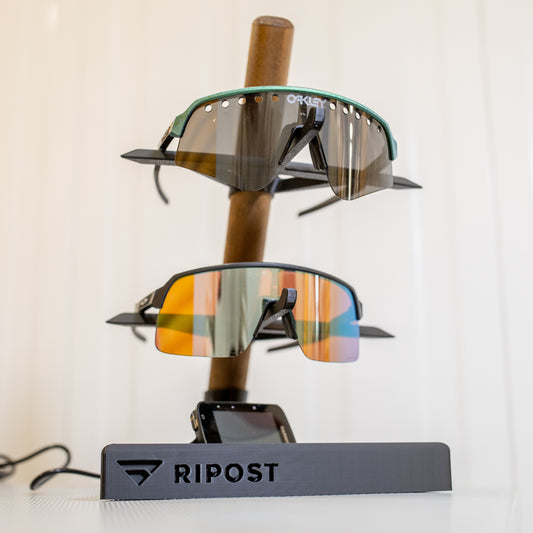 DESK | Présentoir lunettes, station de charge & support casque